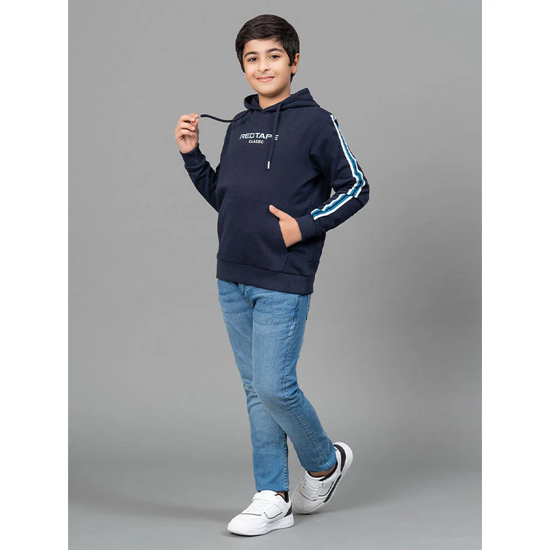 Dark Navy Hoodie for Boy - Image 5