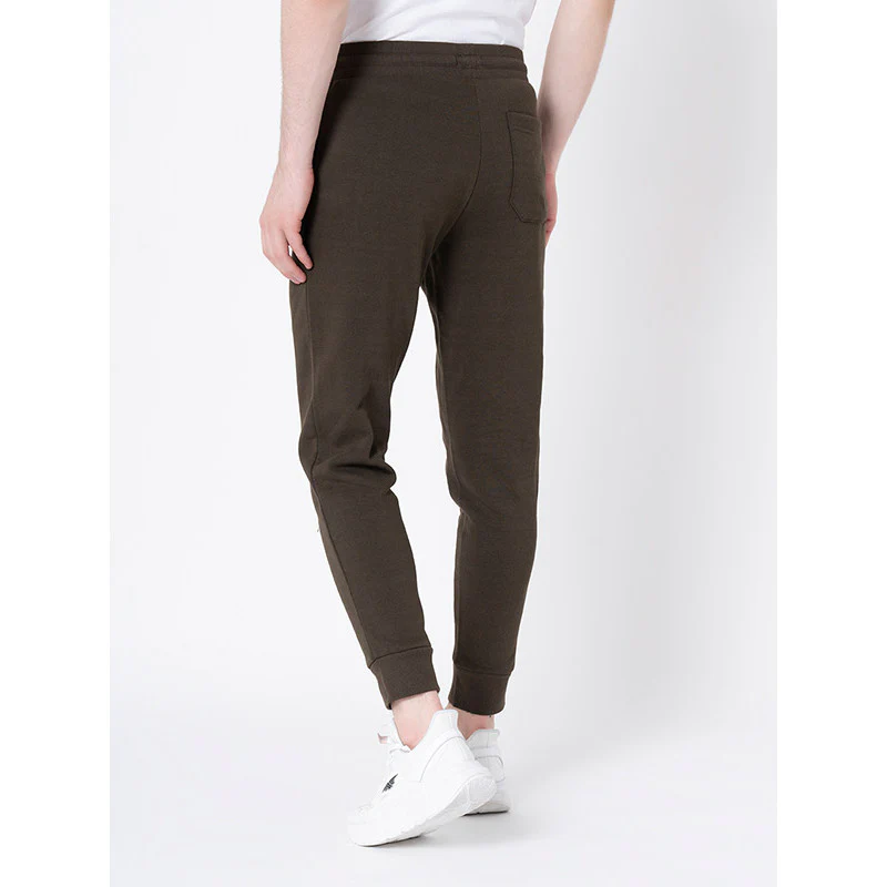 Dark Olive Solid Jogger For Men - Image 3