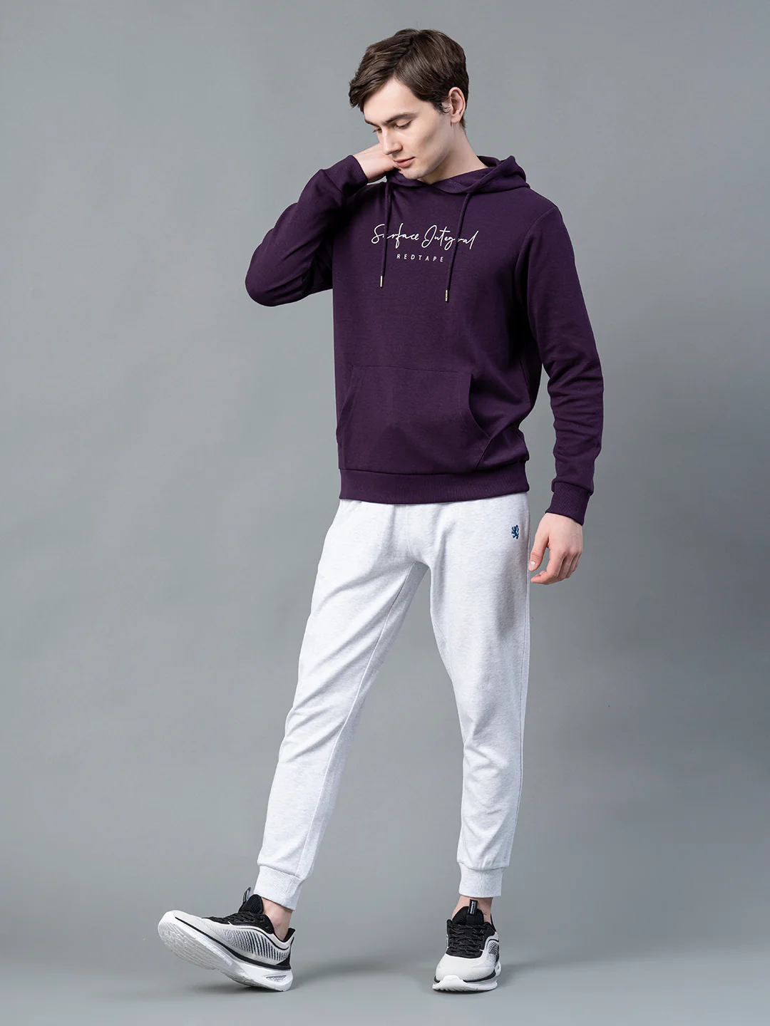 Dark Purple Hoodie for Men - Image 6