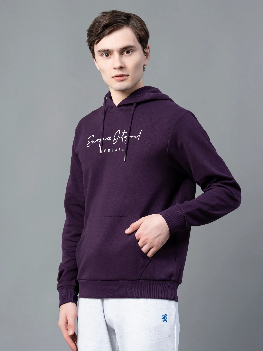 Dark Purple Hoodie for Men - Image 7