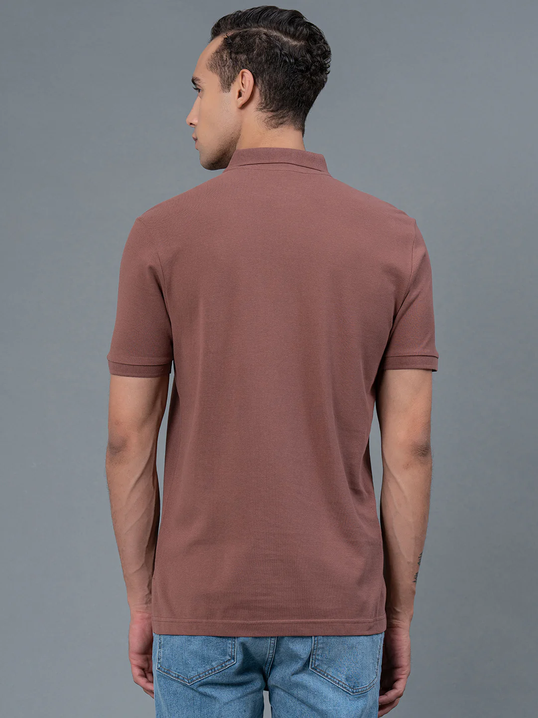 Dusky Brown Men's T-Shirt - Image 3