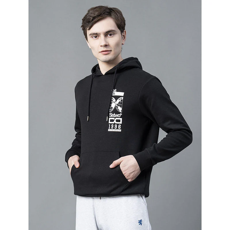 Essential Black Hoodie for Men - Image 2