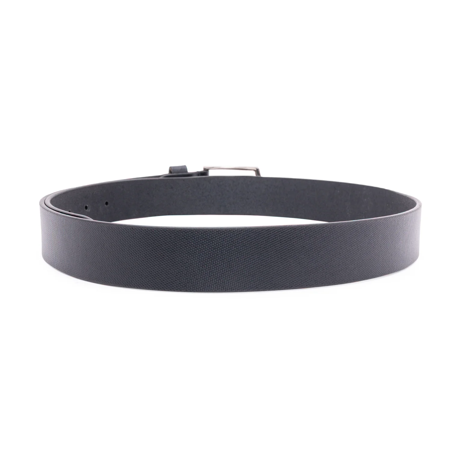 Formal Black Leather Belt For Men | Textured Leather Belt | Classic and Durable - Image 4