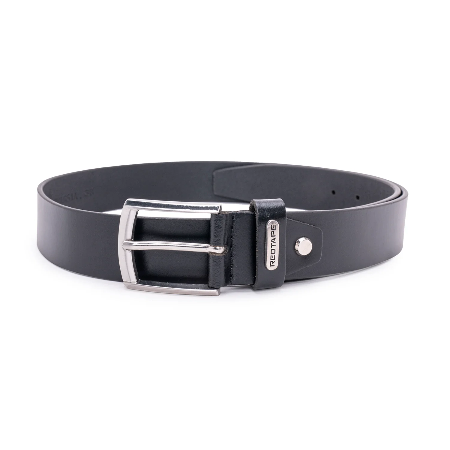 Formal Black Leather Belt For Men | Solid Leather Belt | Classic and Durable - Image 2