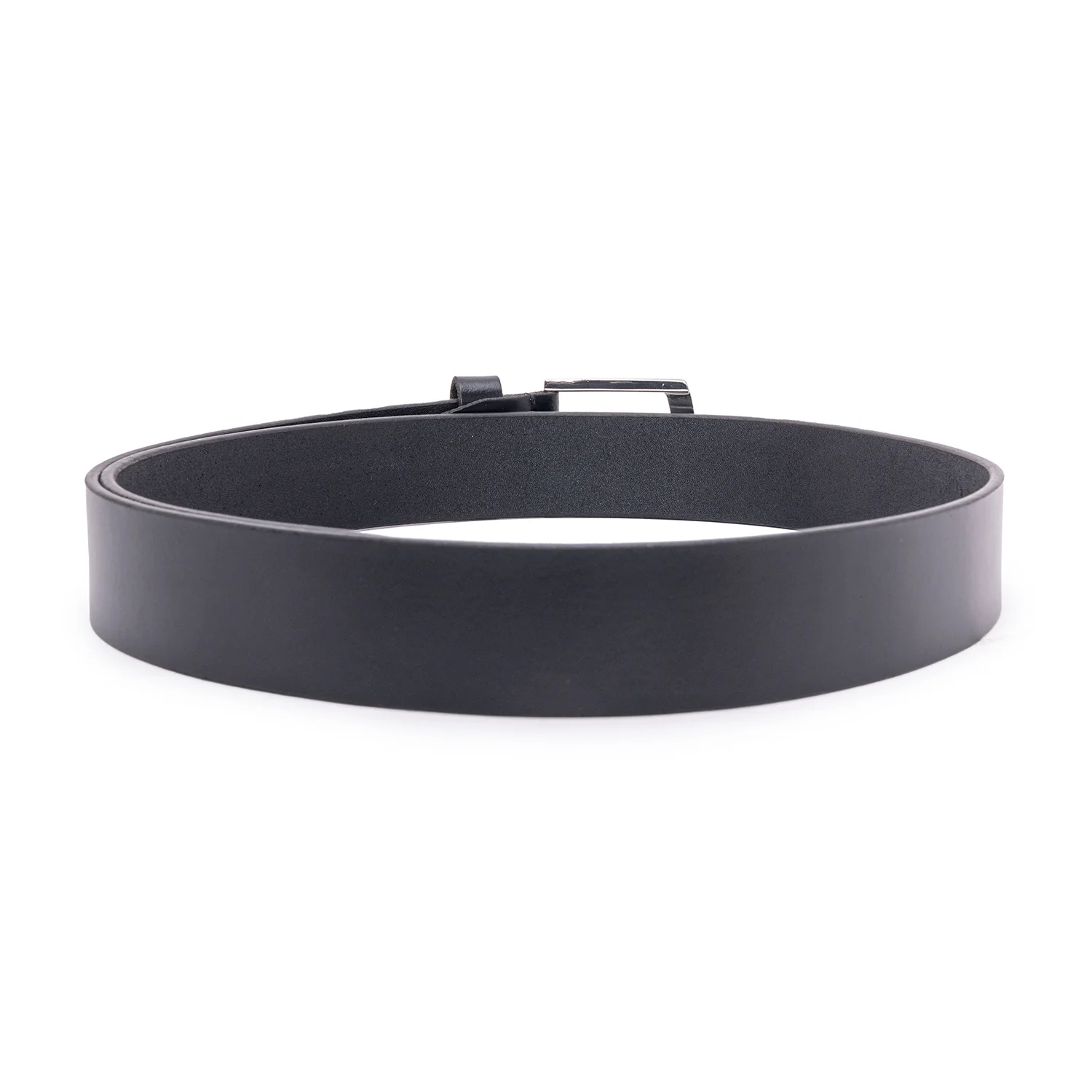Formal Black Leather Belt For Men | Solid Leather Belt | Classic and Durable - Image 4