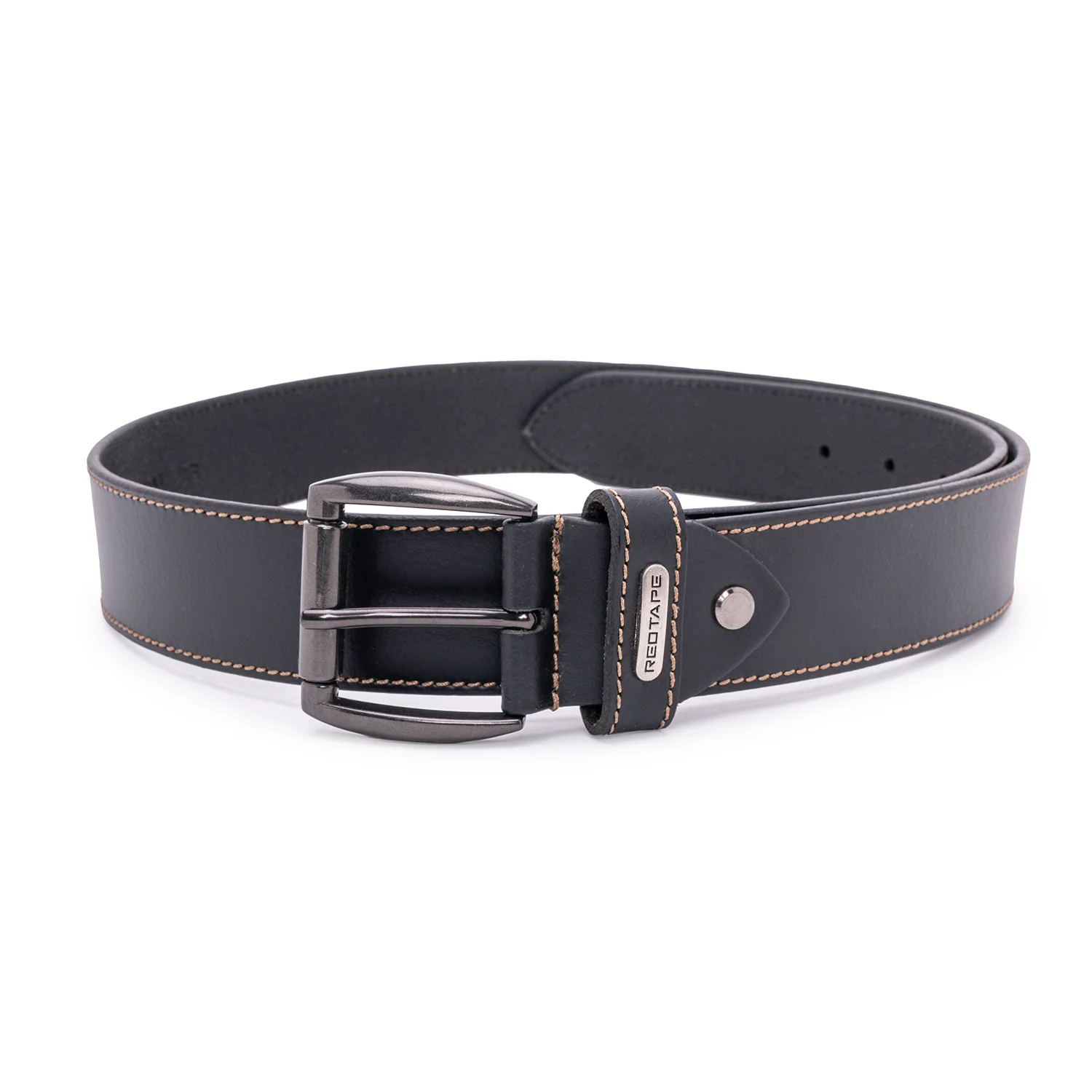 Genuine Black Leather Belt For Men | Solid Leather Belt | Classic and Durable - Image 5