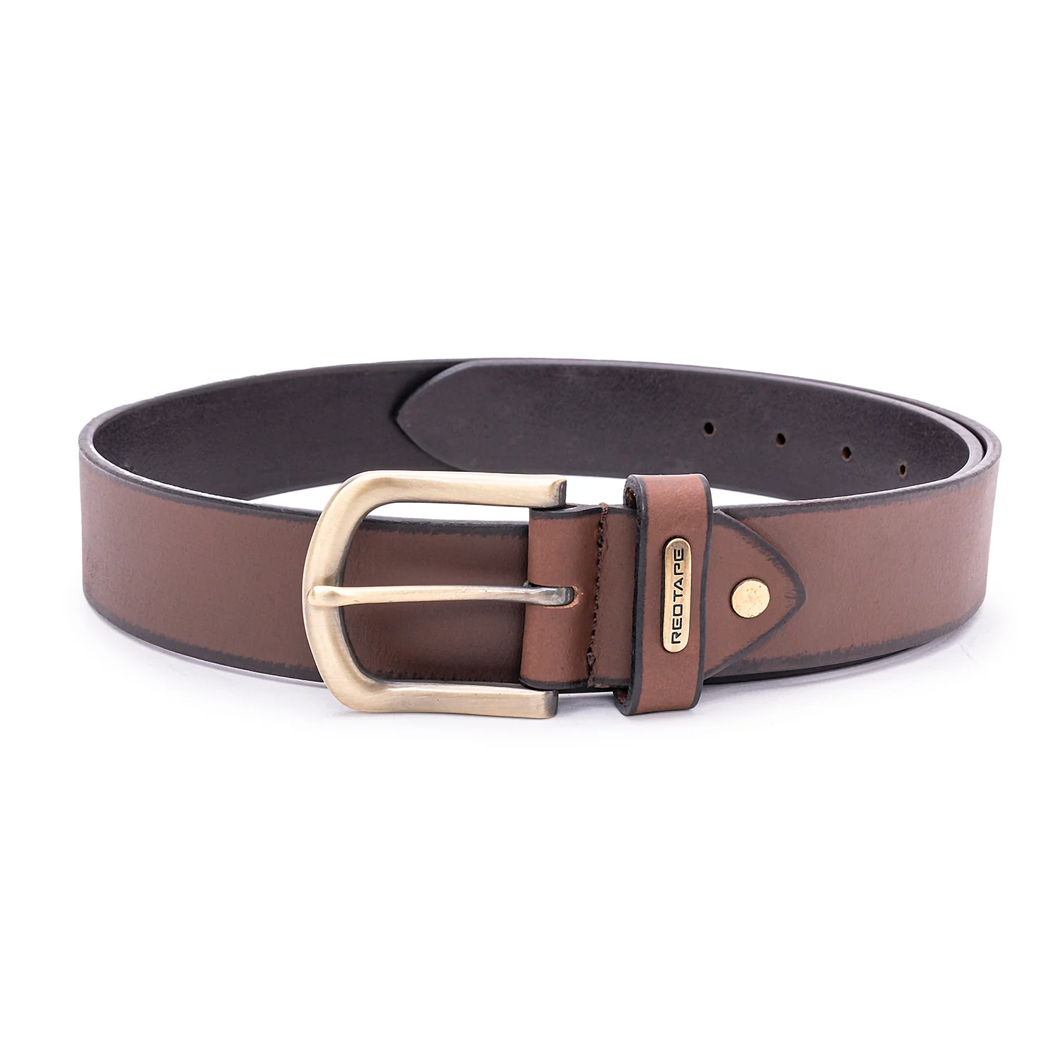 Genuine Brown Leather Belt For Men | Solid Leather Belt | Classic and Durable - Image 2