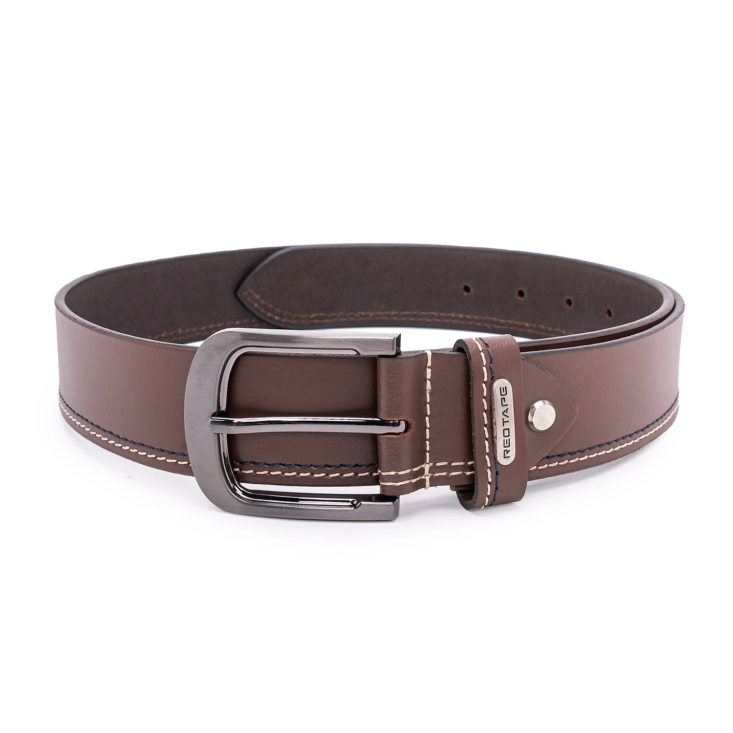 Genuine Brown Leather Belt For Men | Solid Leather Belt | Classic and Durable - Image 2