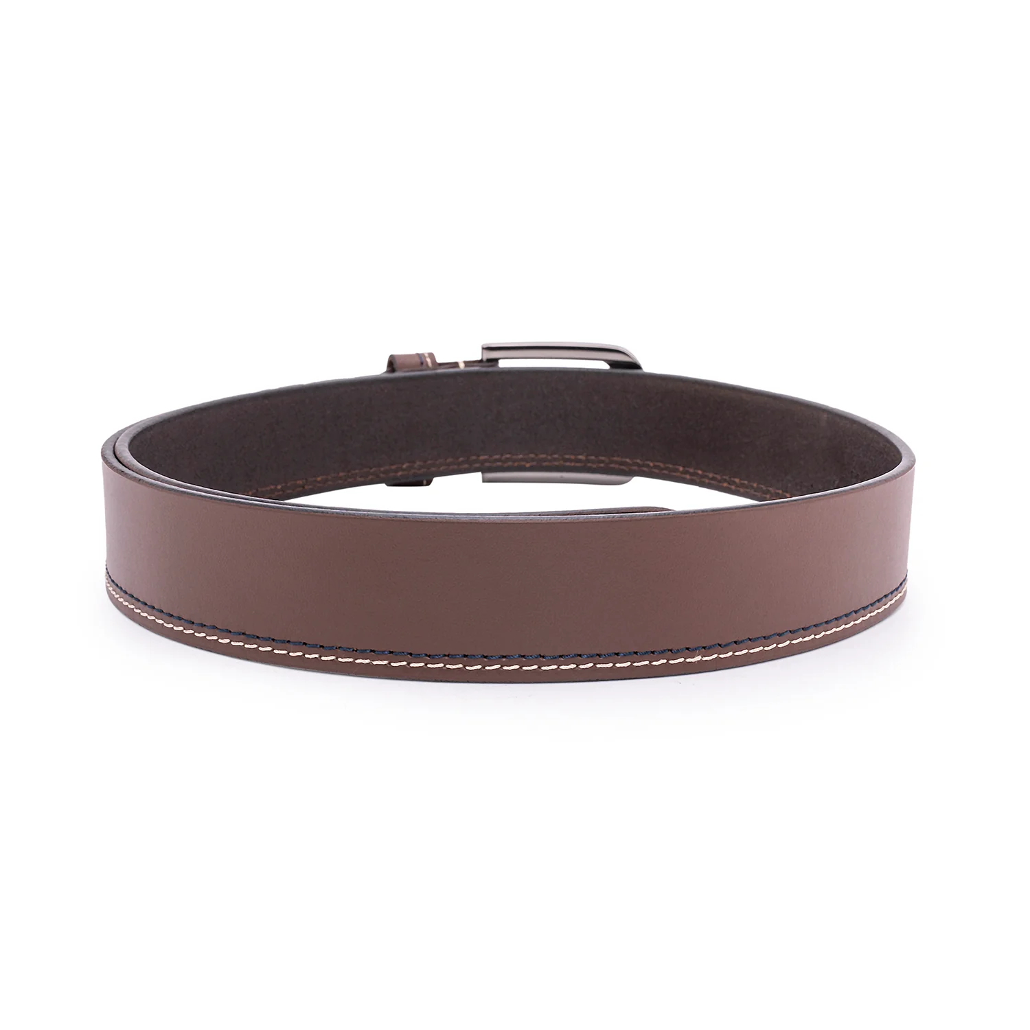Genuine Brown Leather Belt For Men | Solid Leather Belt | Classic and Durable - Image 4