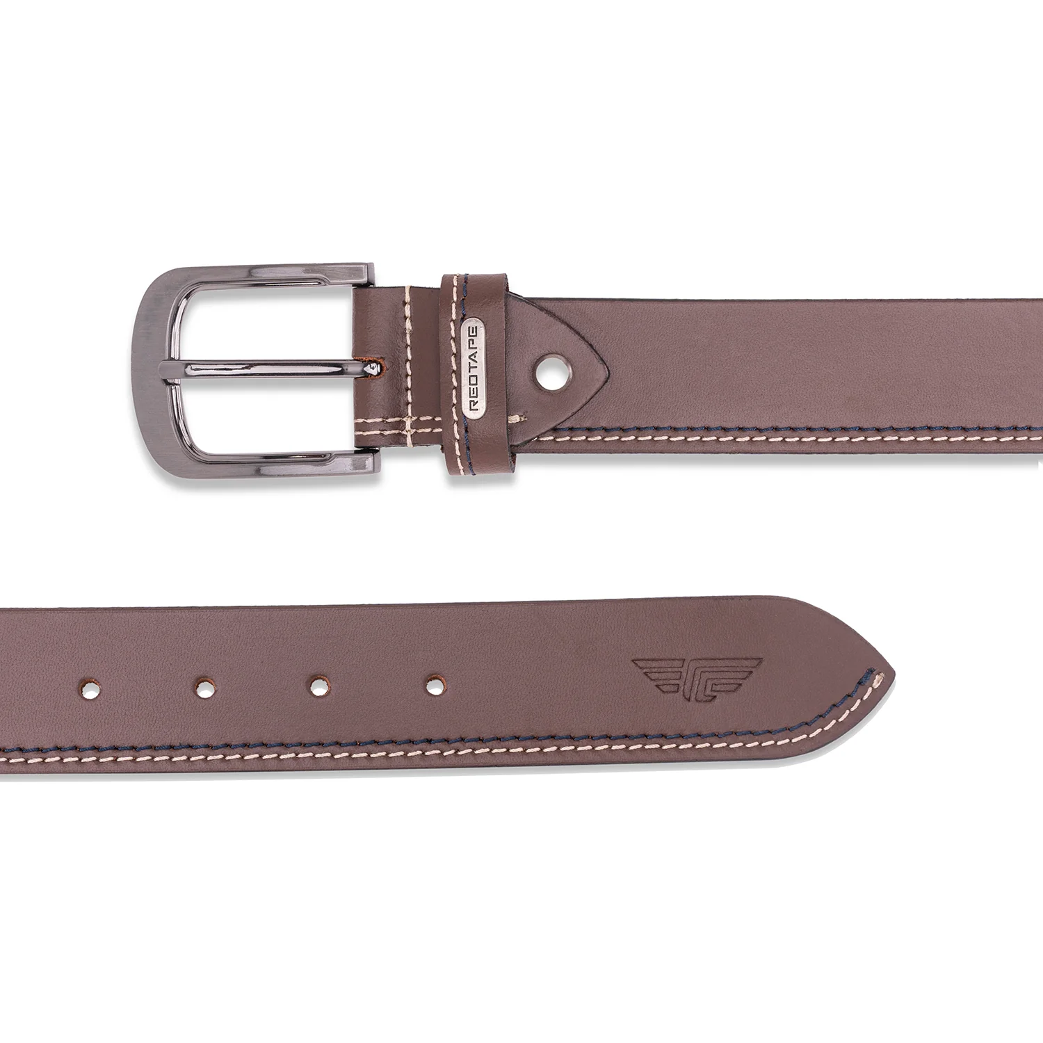 Genuine Brown Leather Belt For Men | Solid Leather Belt | Classic and Durable - Image 5