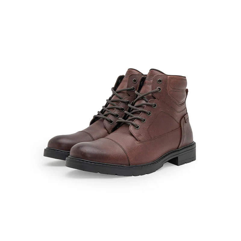 Genuine Leather Ankle Length Boots for Men | Soft Cushioned Insole, Slip-Resistance, Dynamic Feet Support, Arch Support & Shock Absorption - Image 5