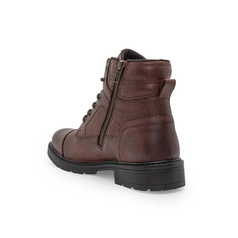 Genuine Leather Ankle Length Boots for Men | Soft Cushioned Insole, Slip-Resistance, Dynamic Feet Support, Arch Support & Shock Absorption - Image 7