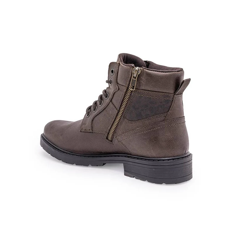 Genuine Leather Ankle Length Boots for Men | Soft Cushioned Insole, Slip-ResisTance, Dynamic Feet Support, Arch Support & Shock Absorption - Image 7