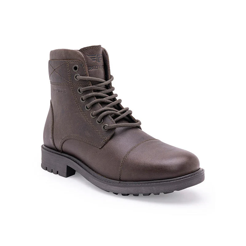 Genuine Leather Ankle Length Boots for Men | Soft Cushioned Insole, Slip-ResisTance, Dynamic Feet Support, Arch Support & Shock Absorption - Image 2