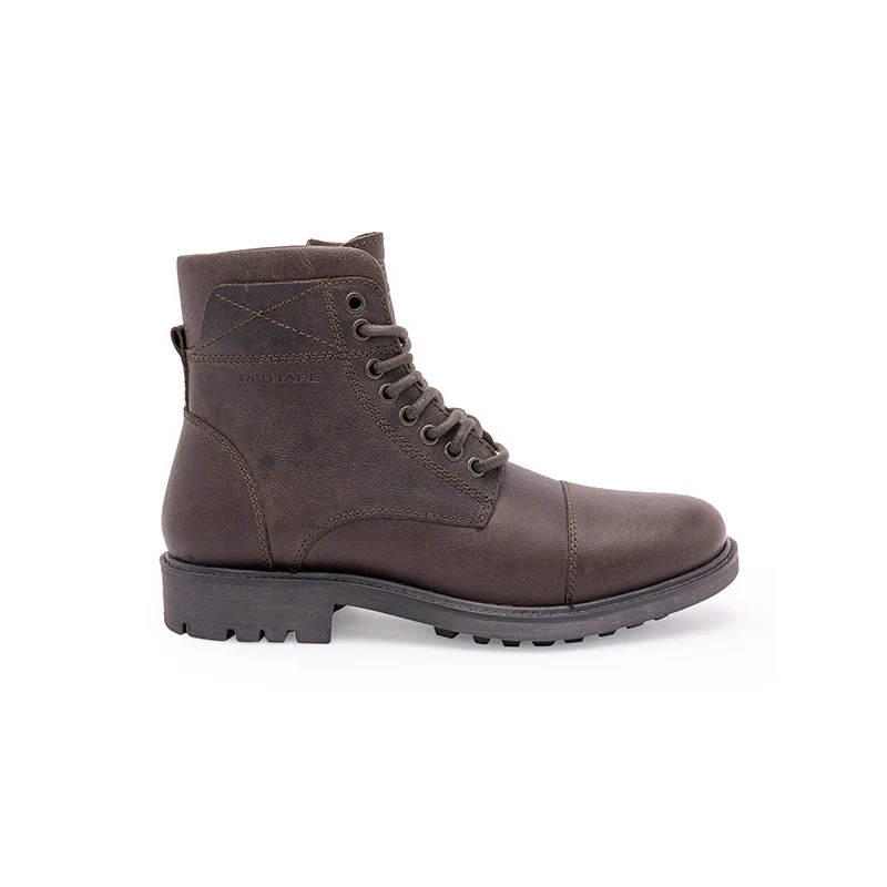Genuine Leather Ankle Length Boots for Men | Soft Cushioned Insole, Slip-ResisTance, Dynamic Feet Support, Arch Support & Shock Absorption - Image 3