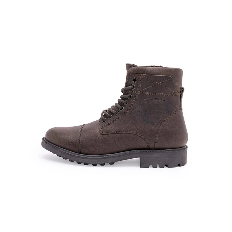 Genuine Leather Ankle Length Boots for Men | Soft Cushioned Insole, Slip-ResisTance, Dynamic Feet Support, Arch Support & Shock Absorption - Image 4