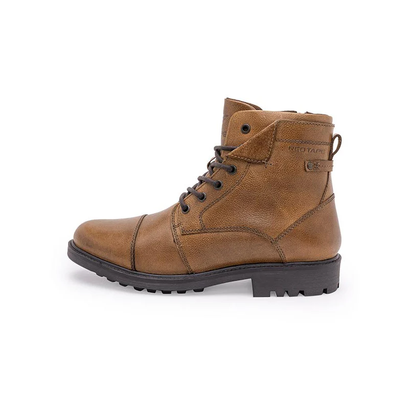 Genuine Leather Ankle Length Boots for Men | Soft Cushioned Insole, Slip-ResisTance, Dynamic Feet Support, Arch Support & Shock Absorption - Image 4