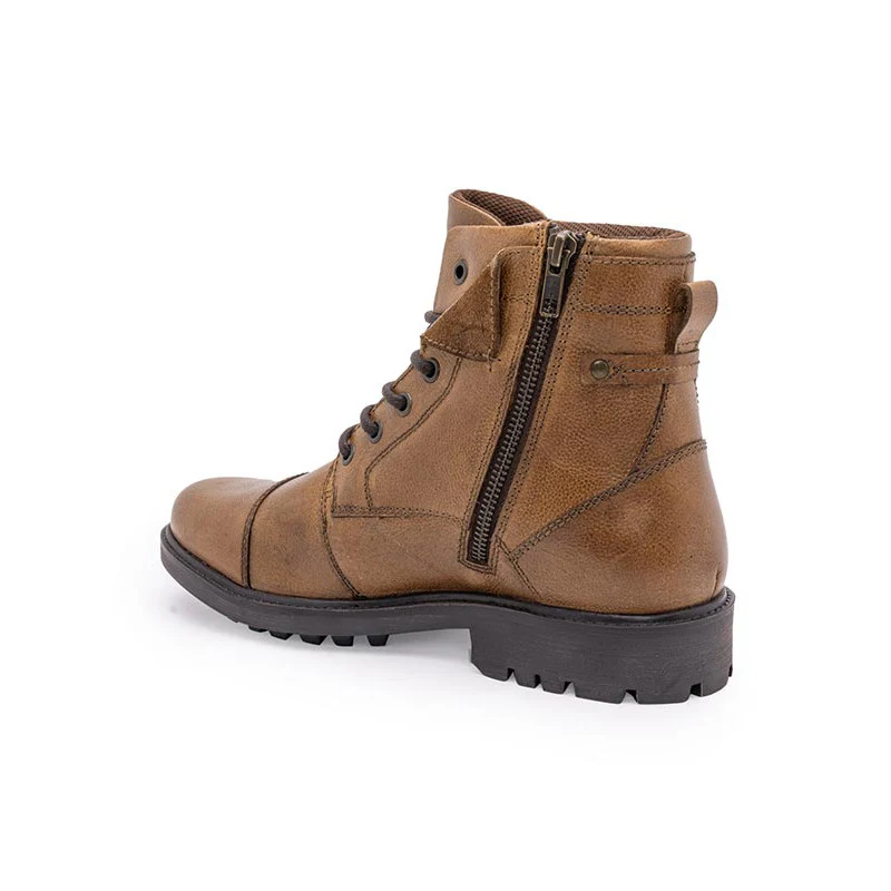 Genuine Leather Ankle Length Boots for Men | Soft Cushioned Insole, Slip-ResisTance, Dynamic Feet Support, Arch Support & Shock Absorption - Image 7