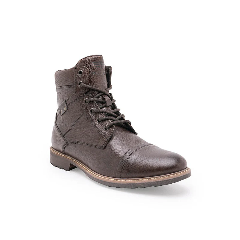 Genuine Leather Ankle Length Boots for Men | Soft Cushioned Insole, Slip-ResisTance, Dynamic Feet Support, Arch Support & Shock Absorption - Image 2