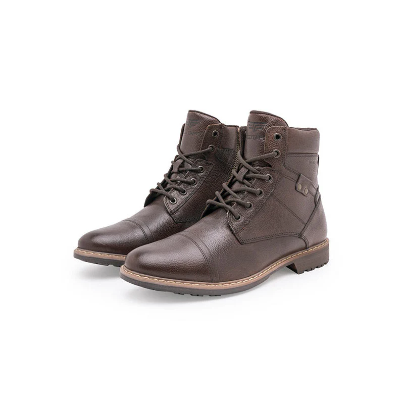 Genuine Leather Ankle Length Boots for Men | Soft Cushioned Insole, Slip-ResisTance, Dynamic Feet Support, Arch Support & Shock Absorption - Image 5