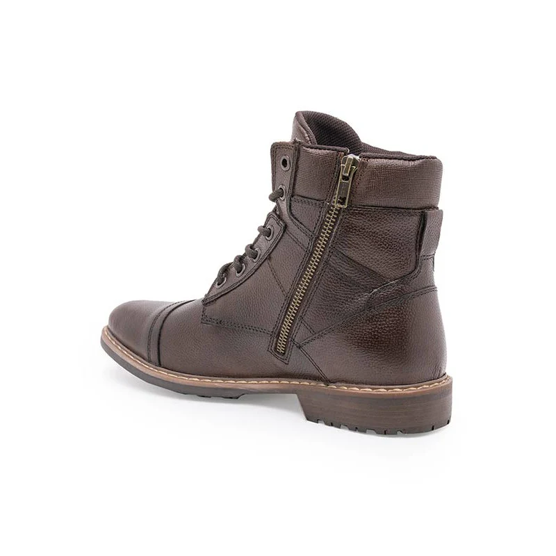 Genuine Leather Ankle Length Boots for Men | Soft Cushioned Insole, Slip-ResisTance, Dynamic Feet Support, Arch Support & Shock Absorption - Image 7