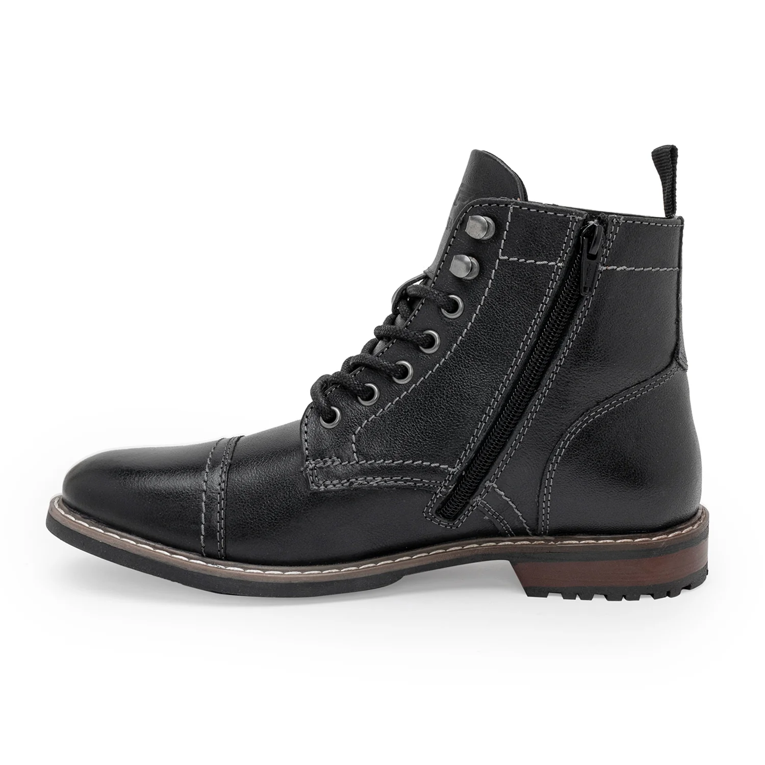 Genuine Leather Ankle Length Boots for Men - Image 4