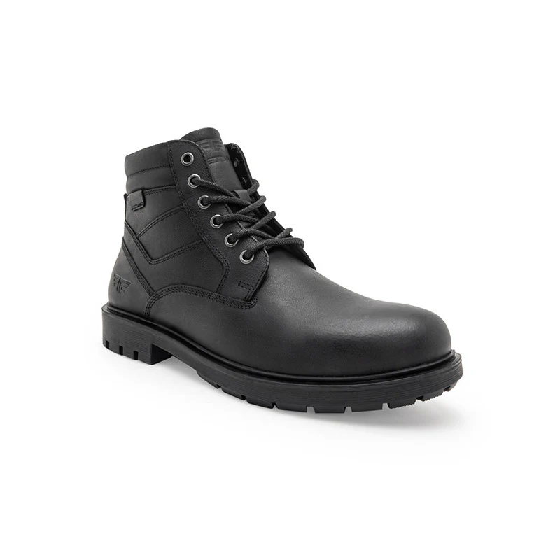 Genuine Leather Ankle Length Boots for Men | Soft Cushioned Insole, Slip-ResisTance, Dynamic Feet Support, Arch Support & Shock Absorption - Image 2