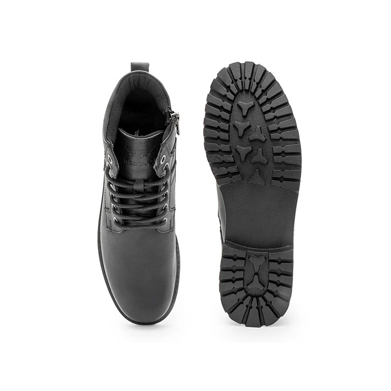 Genuine Leather Ankle Length Boots for Men | Soft Cushioned Insole, Slip-ResisTance, Dynamic Feet Support, Arch Support & Shock Absorption - Image 6