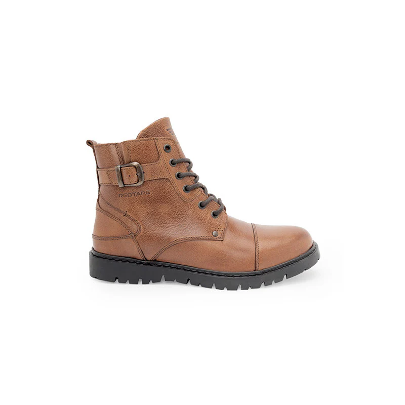 Genuine Leather Ankle Length Boots for Men | Soft Cushioned Insole, Slip-ResisTance, Dynamic Feet Support, Arch Support & Shock Absorption - Image 3