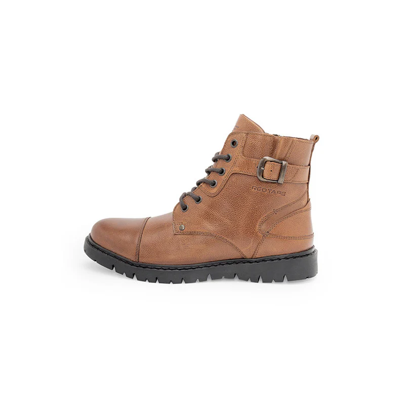 Genuine Leather Ankle Length Boots for Men | Soft Cushioned Insole, Slip-ResisTance, Dynamic Feet Support, Arch Support & Shock Absorption - Image 4
