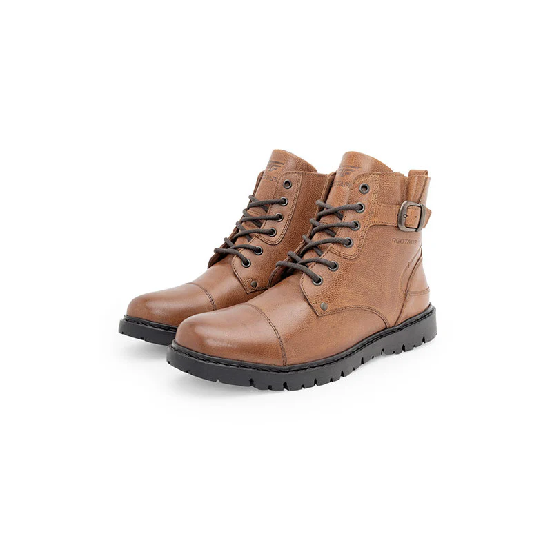 Genuine Leather Ankle Length Boots for Men | Soft Cushioned Insole, Slip-ResisTance, Dynamic Feet Support, Arch Support & Shock Absorption - Image 5