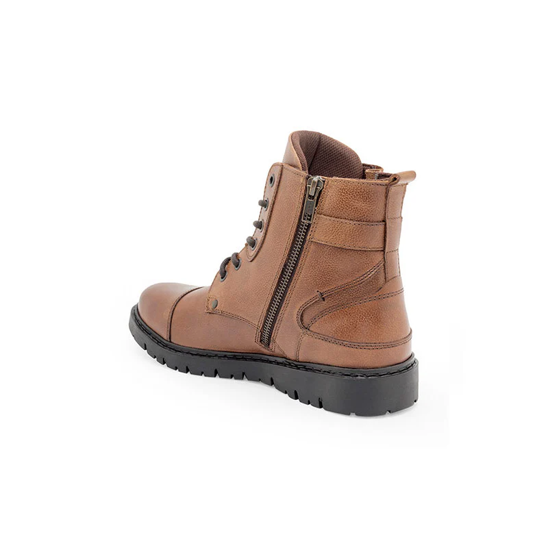Genuine Leather Ankle Length Boots for Men | Soft Cushioned Insole, Slip-ResisTance, Dynamic Feet Support, Arch Support & Shock Absorption - Image 7