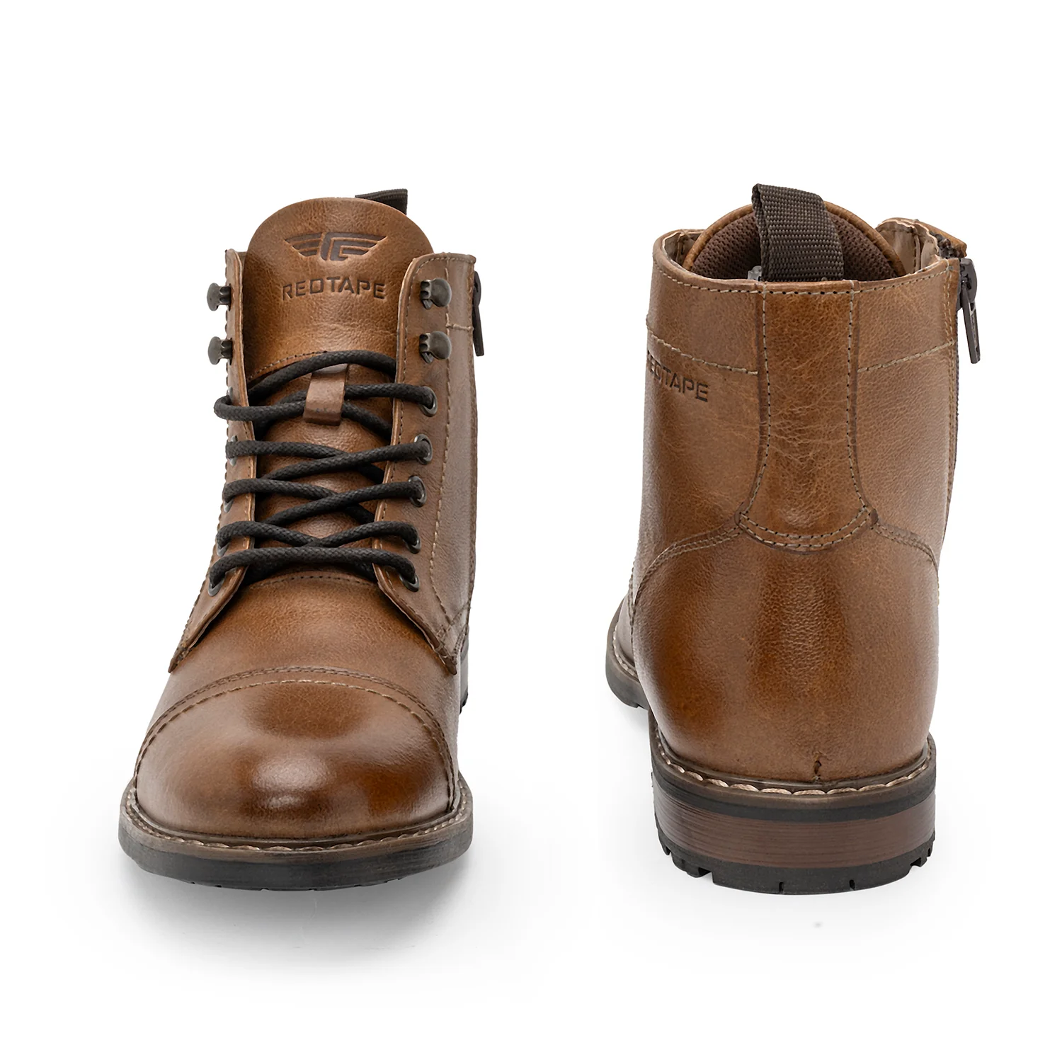 Genuine Leather Ankle Length Boots for Men - Image 4