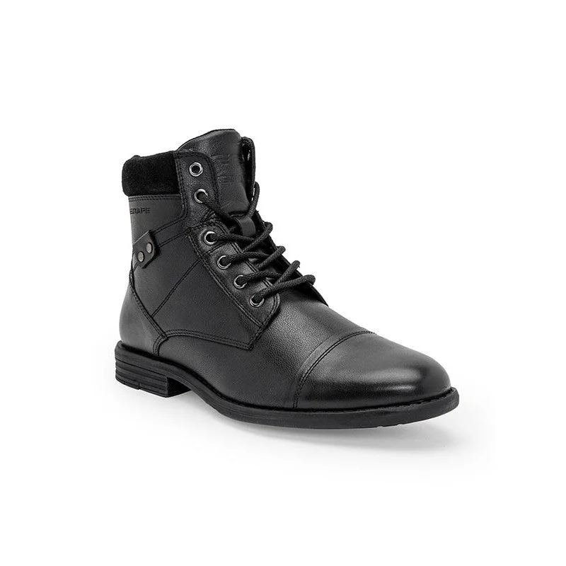 Genuine Leather Ankle Length Boots for Men | Soft Cushioned Insole, Slip-Resistance, Dynamic Feet Support, Arch Support & Shock Absorption - Image 2