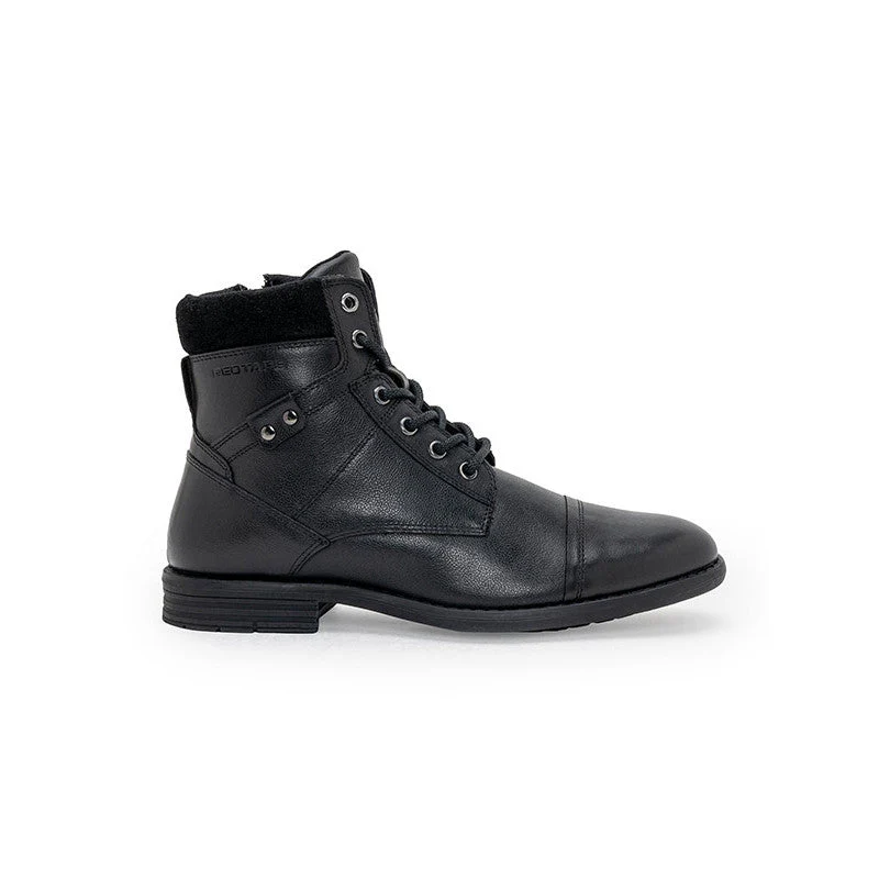 Genuine Leather Ankle Length Boots for Men | Soft Cushioned Insole, Slip-Resistance, Dynamic Feet Support, Arch Support & Shock Absorption - Image 3