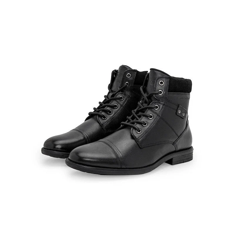 Genuine Leather Ankle Length Boots for Men | Soft Cushioned Insole, Slip-Resistance, Dynamic Feet Support, Arch Support & Shock Absorption - Image 5