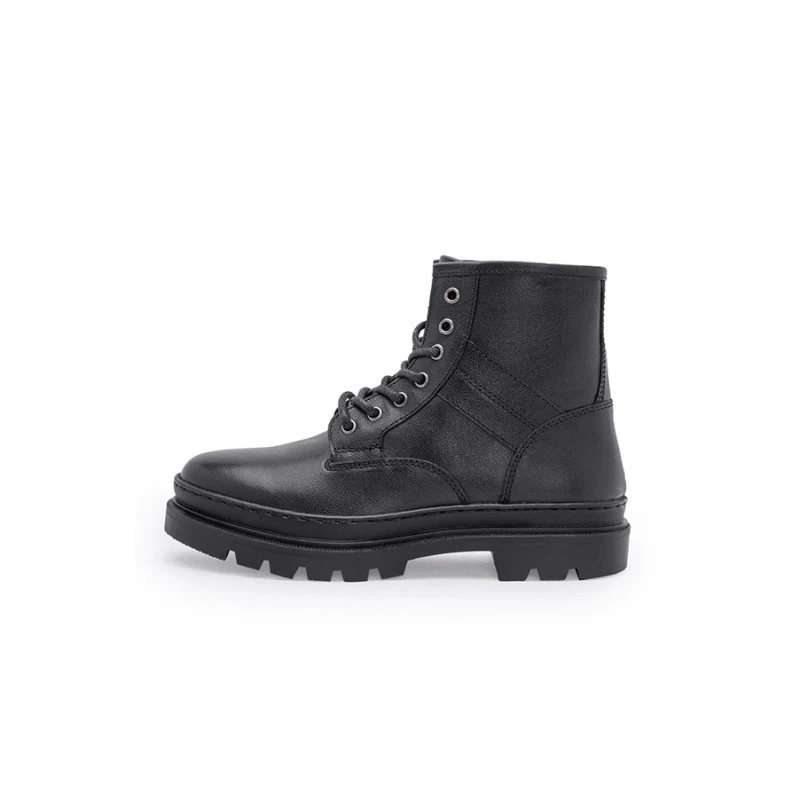 Genuine Leather Biker Boots for Men | Comfortable & Lace-Up - Image 4