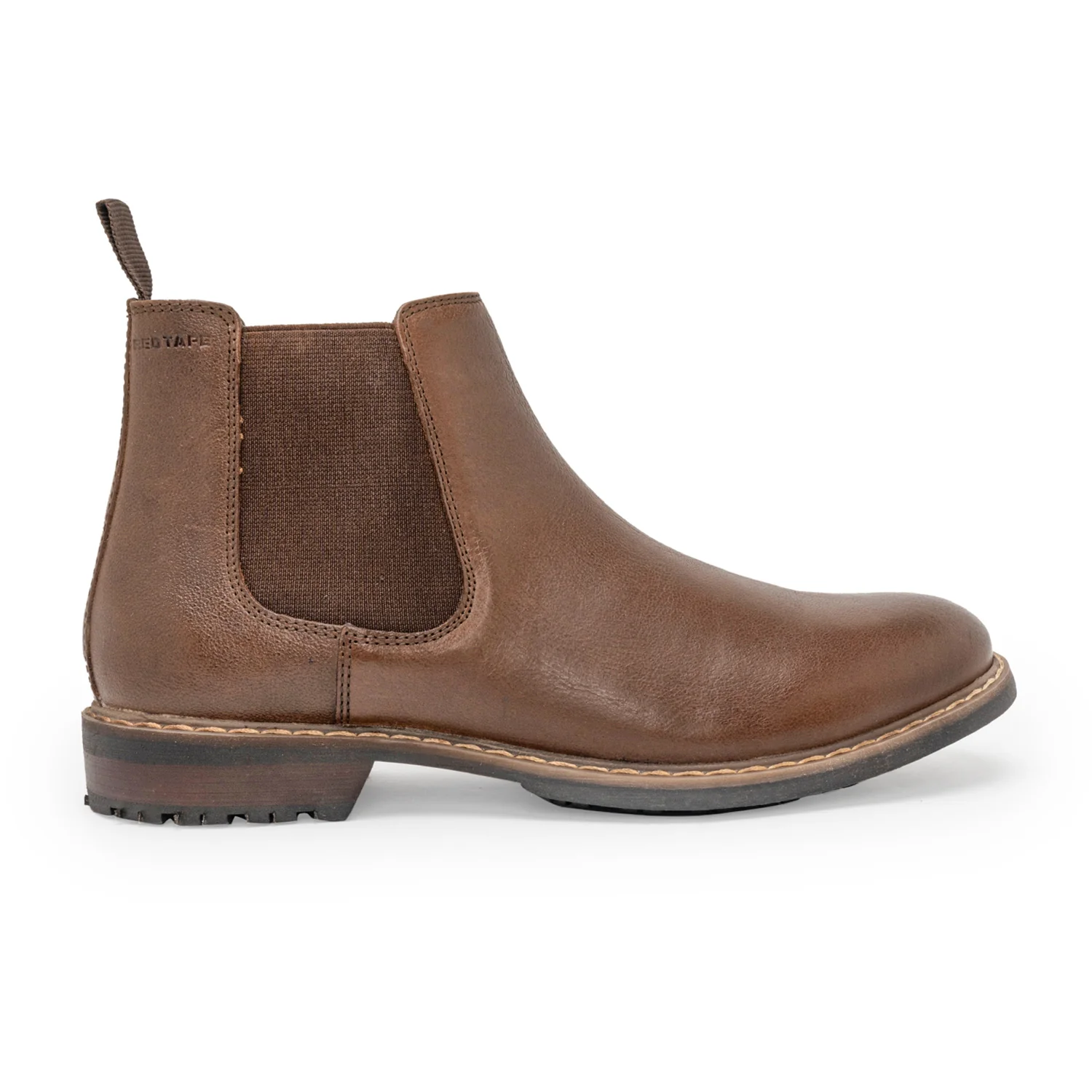Genuine Leather Chelsea Boots for Men | Soft Cushioned Insole, Slip-Resistance, Dynamic Feet Support, Arch Support & Shock Absorption - Image 3