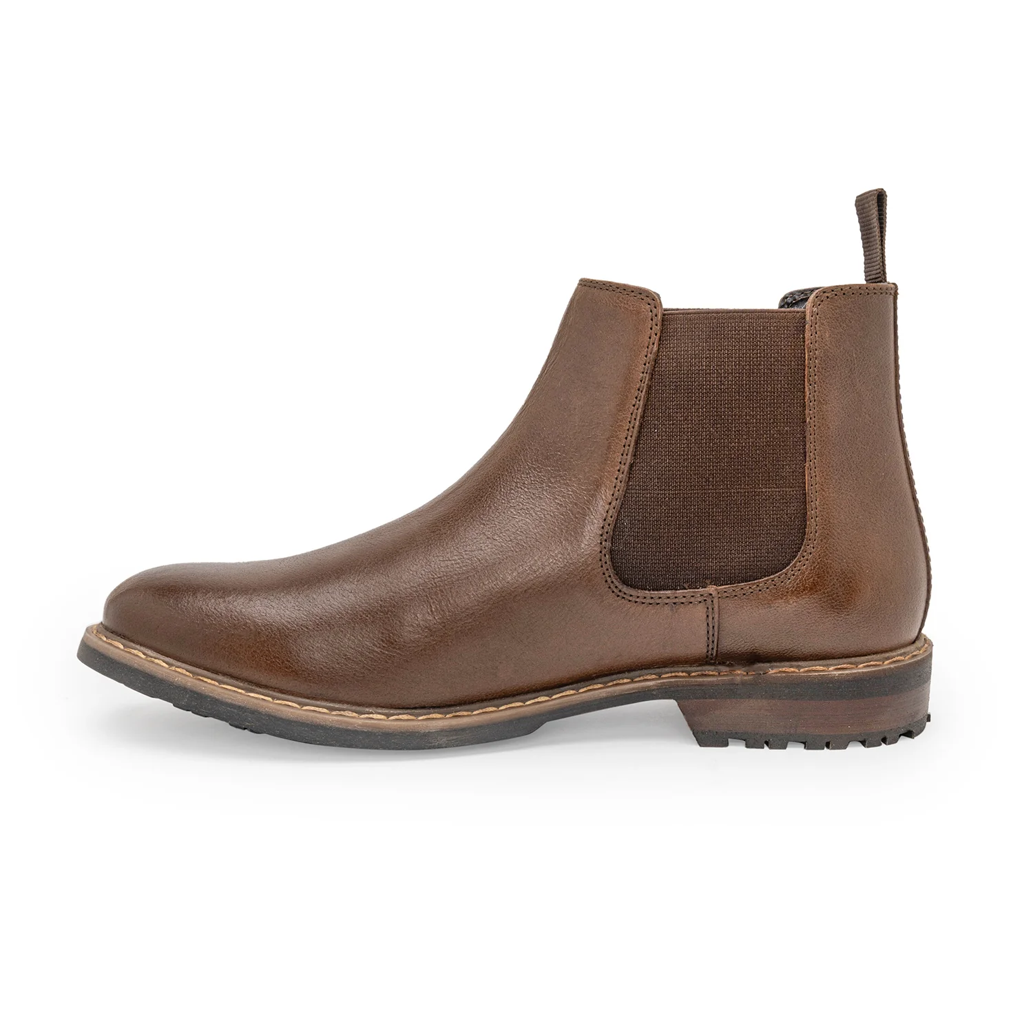 Genuine Leather Chelsea Boots for Men | Soft Cushioned Insole, Slip-Resistance, Dynamic Feet Support, Arch Support & Shock Absorption - Image 4