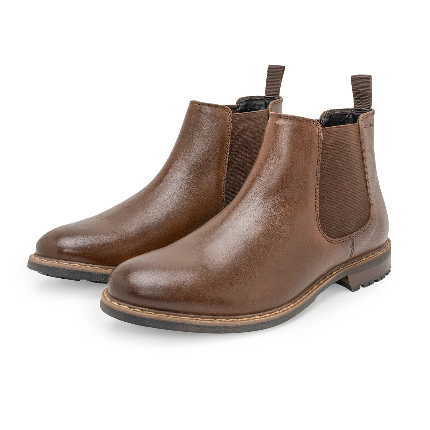 Genuine Leather Chelsea Boots for Men | Soft Cushioned Insole, Slip-Resistance, Dynamic Feet Support, Arch Support & Shock Absorption - Image 5