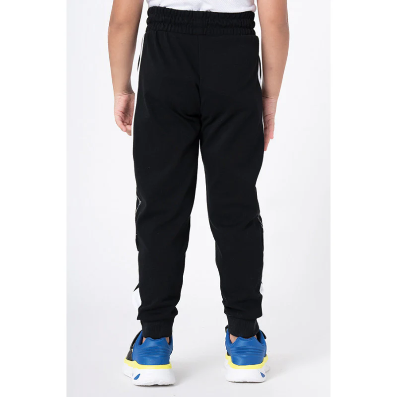 Girl's Black Colorblock Jogger - Image 3