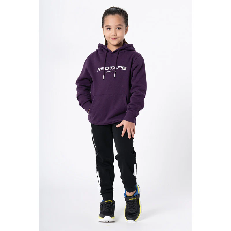 Girl's Black Colorblock Jogger - Image 5