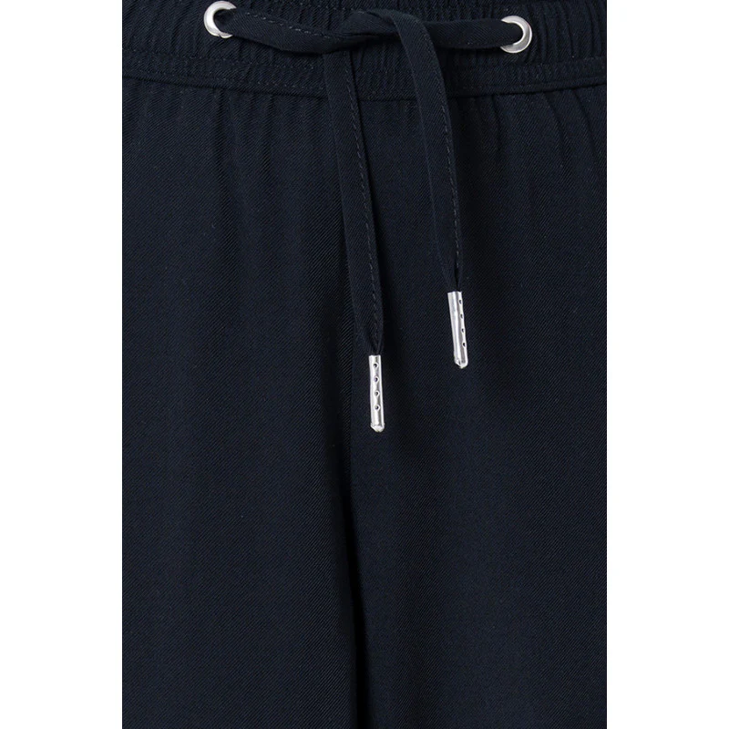 Girls Black Solid Jogger - Image 4