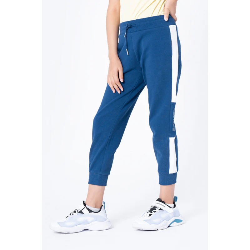 Girls Blue Color Block Jogger - Image 2