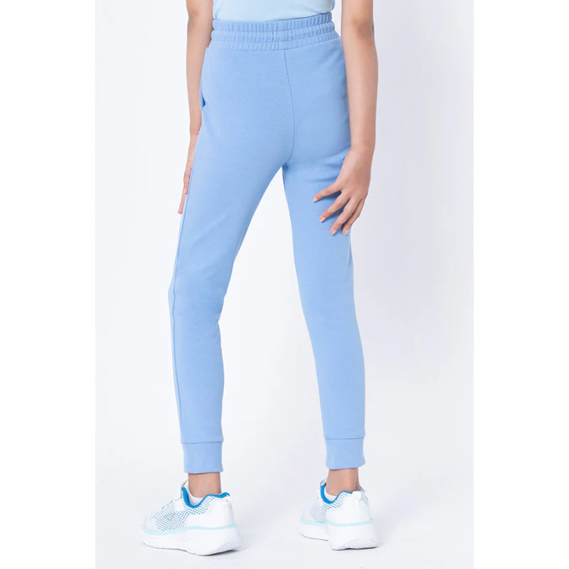 Girls Purple Solid Jogger - Image 3