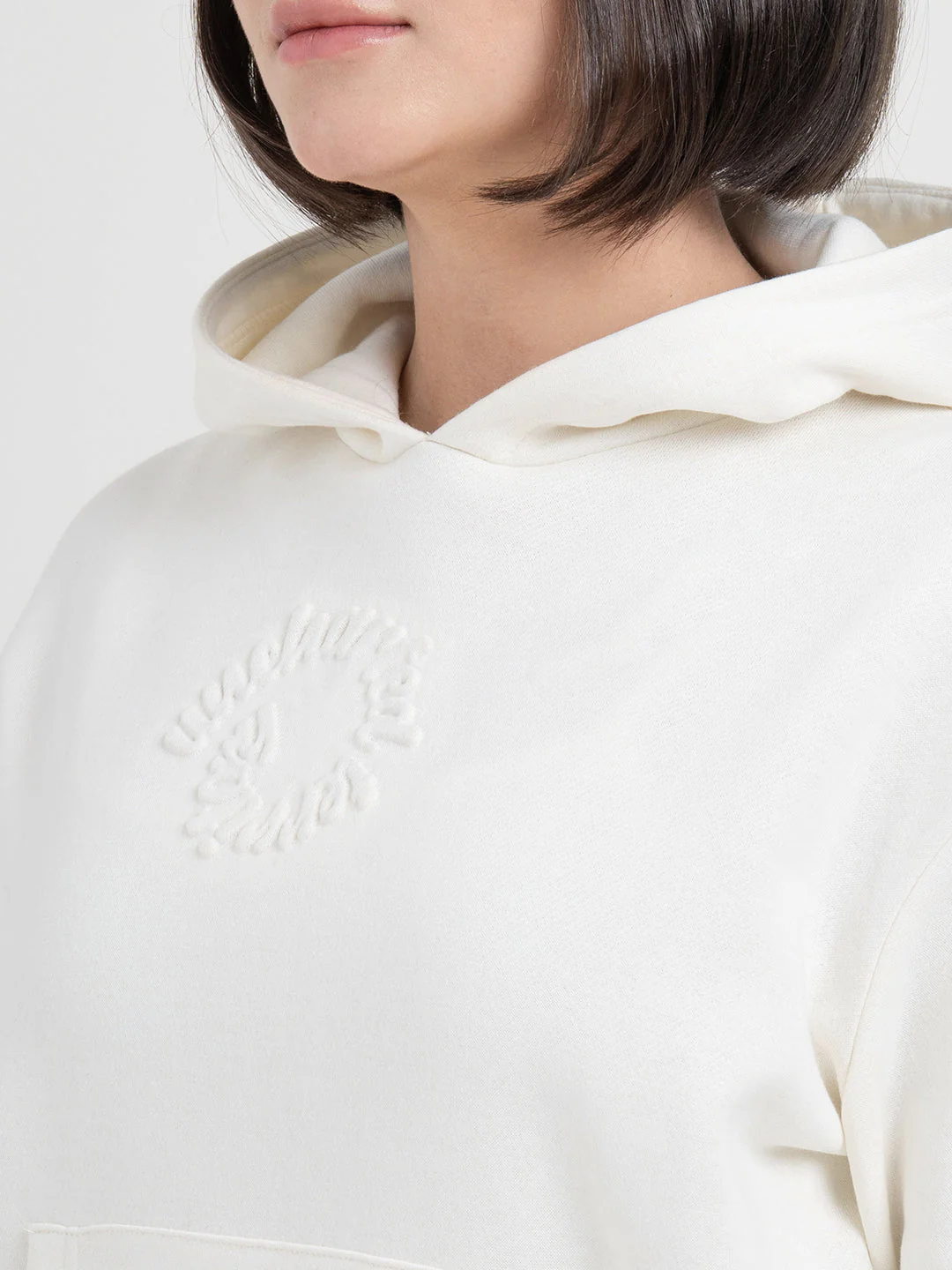 Graphic Off-White Hoodie for Women | Winter Hoodie for Everyday Comfort - Image 6
