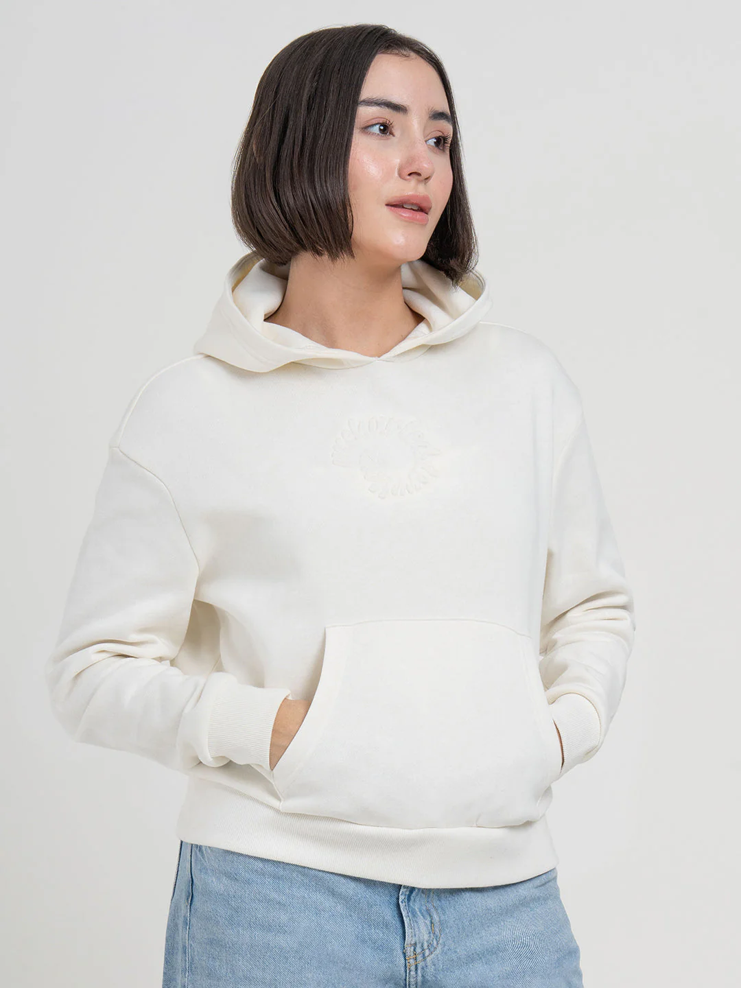 Graphic Off-White Hoodie for Women | Winter Hoodie for Everyday Comfort - Image 7