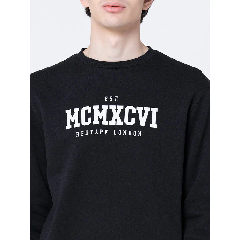 Graphic Print Sweatshirt For Men - Image 4