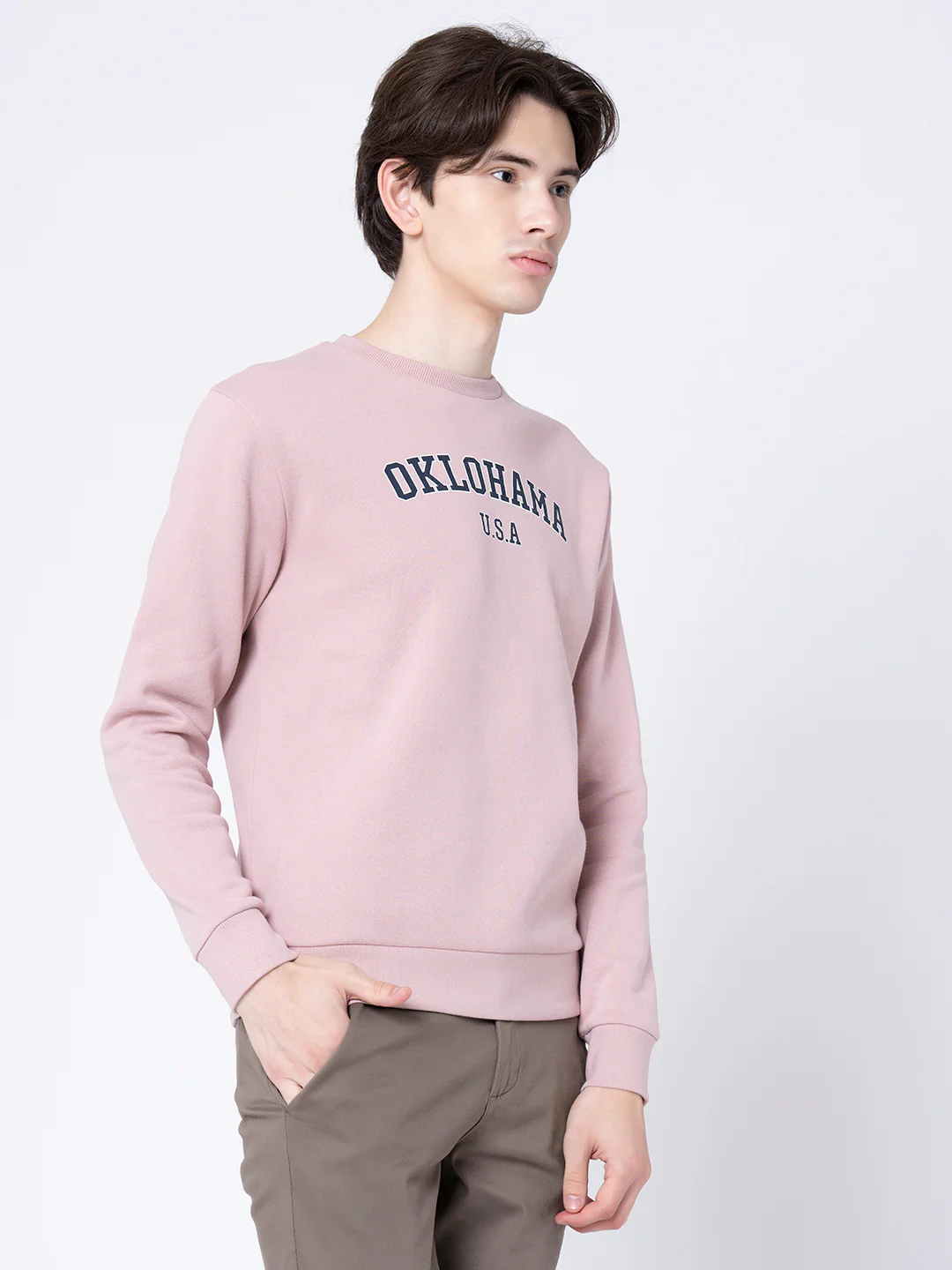Graphic Print Sweatshirt For Men - Image 7