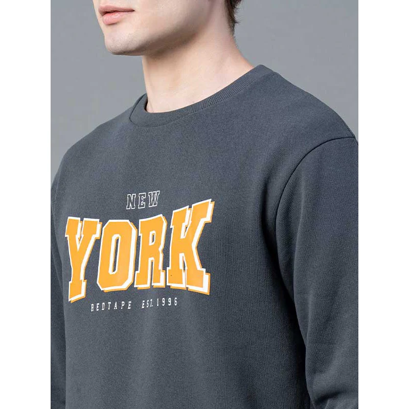 Graphic Print Sweatshirt For Men - Image 4